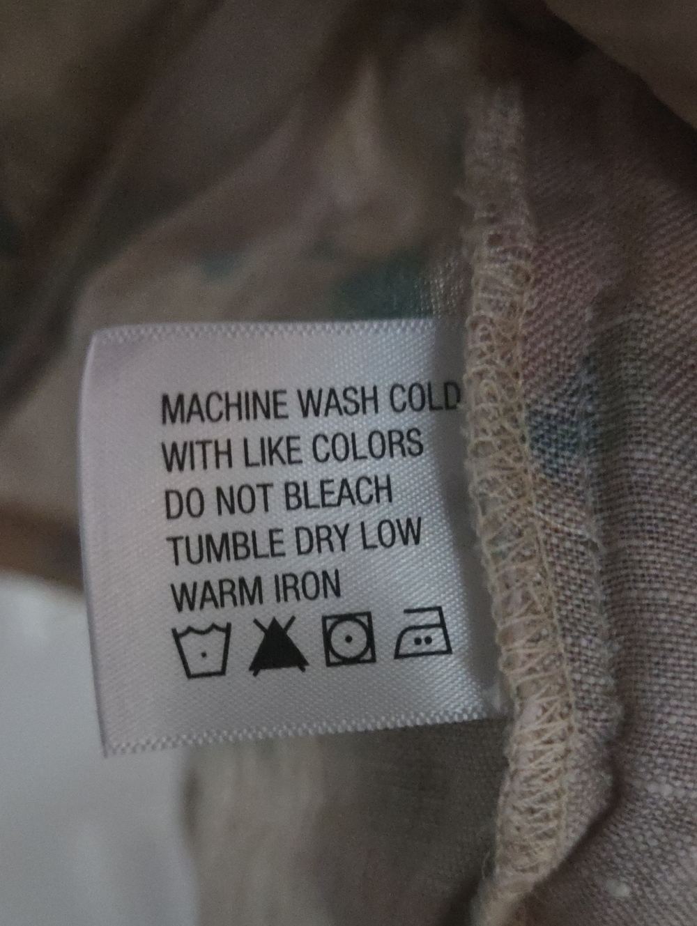Orvis Watercolor Linen Blouse - Picture 4 of 6